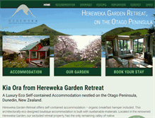 Tablet Screenshot of hereweka.co.nz
